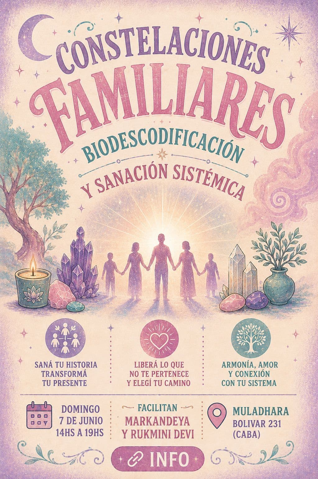 CONSTELACIONES FAMILIARES, SANACIÓN SISTÉMICA Y BIODESCODIFICACIÓN